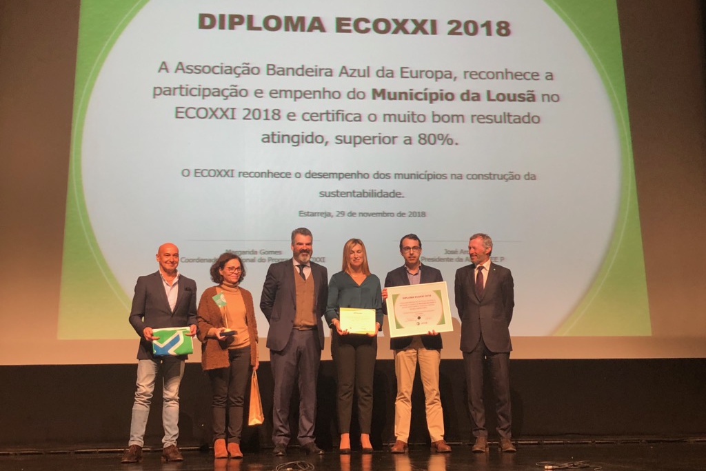 ECO XXI Award 2018: Lousã is the 2nd most sustainable borough in the country