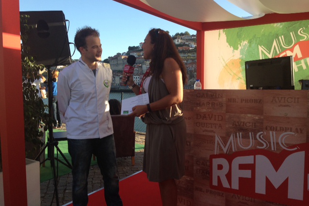 Chef Flávio Silva of O Buke Restaurant at the Vinho Verde Wine Fest