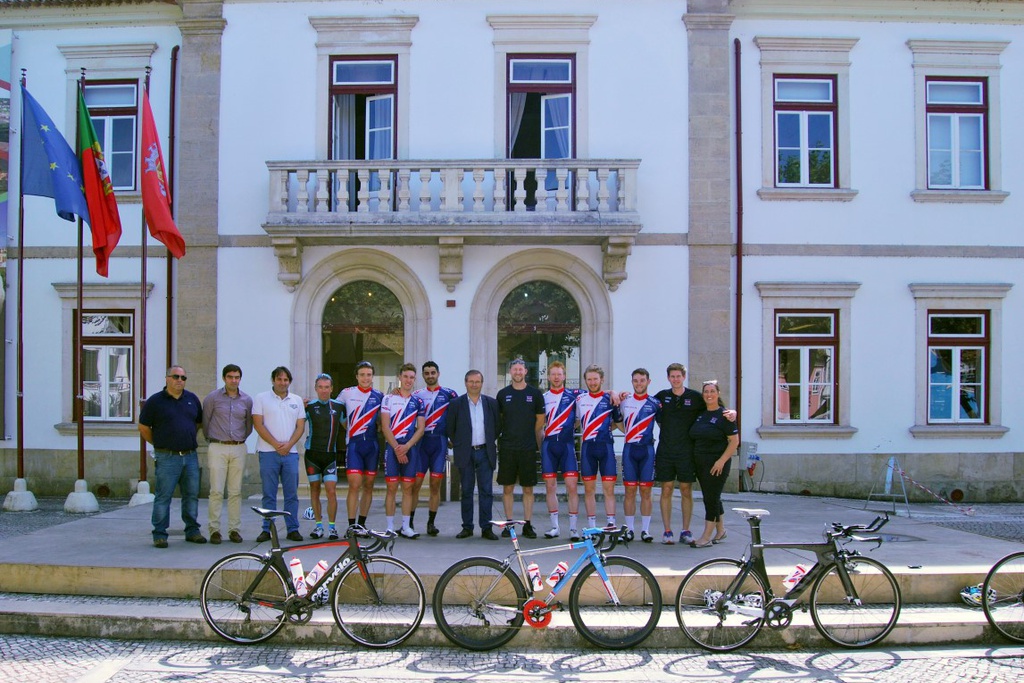 British Track Cycling national team trains in Miranda do Corvo