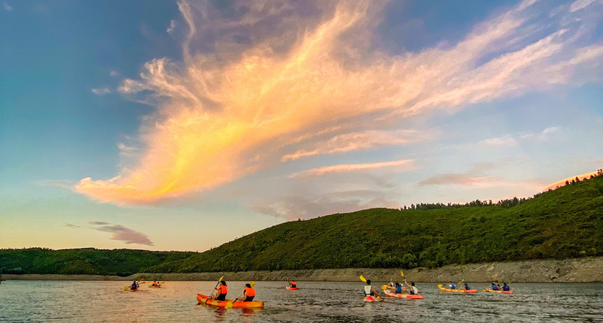 Travessia da Grande Rota do Zêzere em Kayak: Álvaro - Vilar da Amoreira - Barragem do Cabril